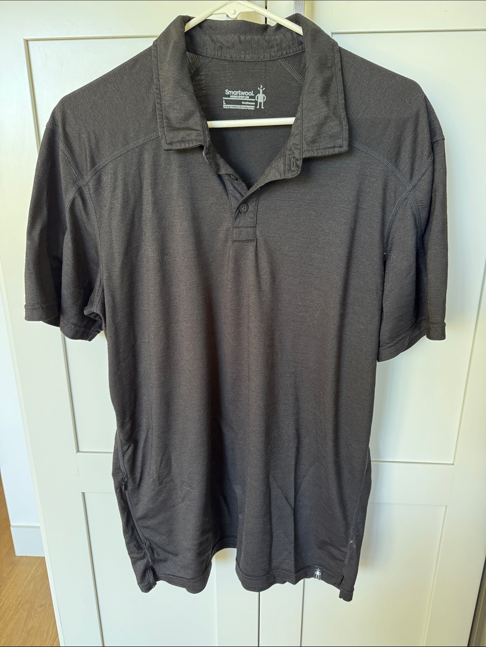 Smartwool Men’s Dark Gray Polo Shirt